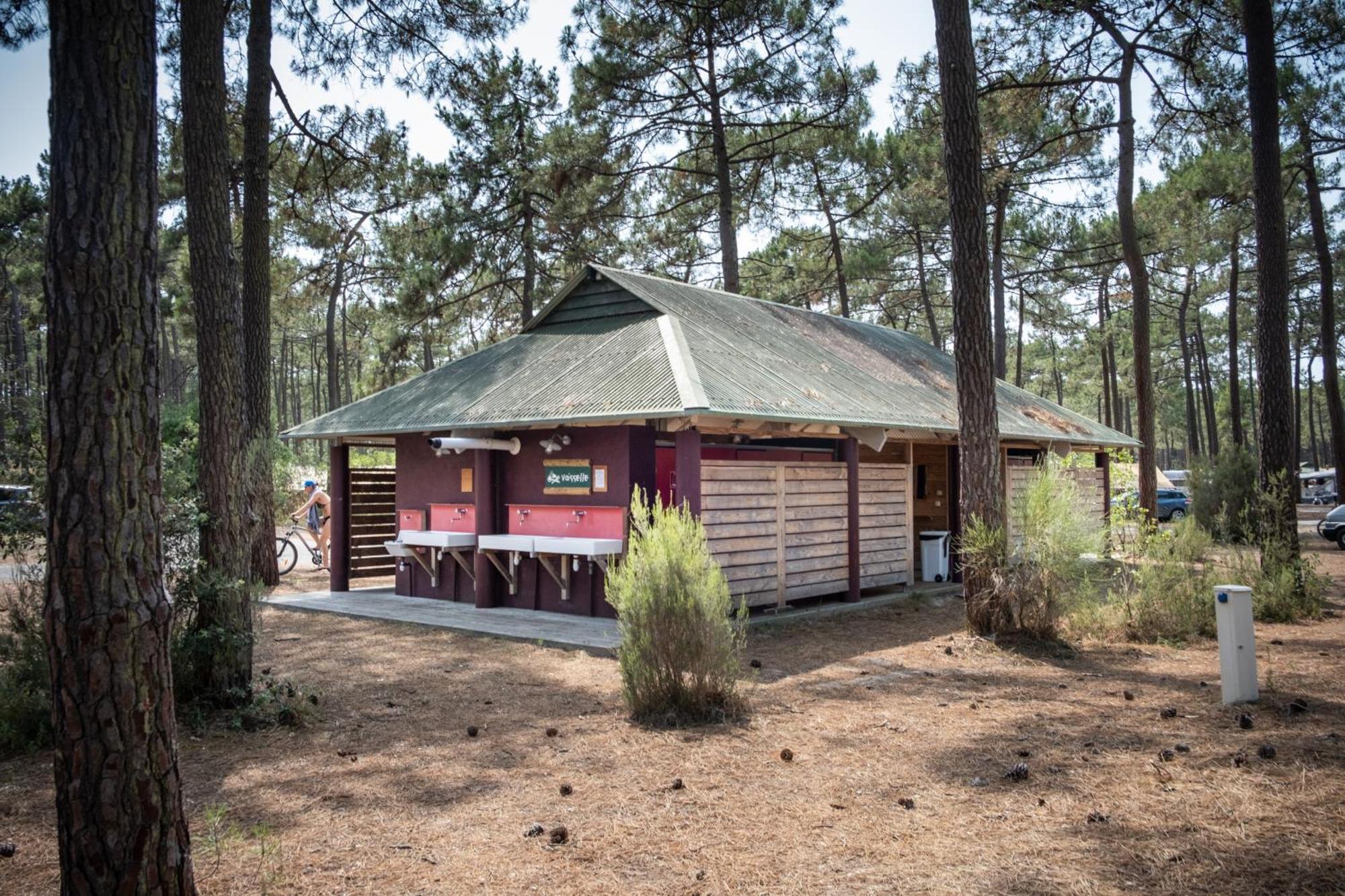 Huttopia Lac De Carcans Buitenkant foto